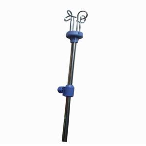 China Patient 210cm Hospital Bed IV Pole Accessories Stainless Steel Infusion Stand wholesale