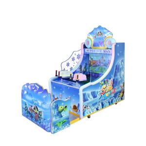 China Coin Pusher Water Shooting Arcade Machine / Lottery Ticket Game Machine wholesale