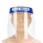 Surgical Full Face Safety Shield No Distortion Wrap Around Adjusted Size