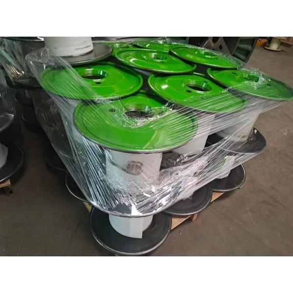 1.5 2.5 Cable Bobbin 630 Double Layers Iron Bobbin For Bunching Machine