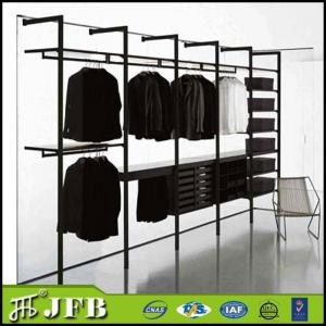 China Hot Selling Wooden Wardrobe /Wood Clothes Closet/MDF Cabinet Closet  Aluminum Wardrobe Pole System on sale
