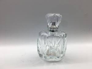 China Surlyn Cap Clear Glass Perfume Bottle Electroplating For Aromatherapy wholesale