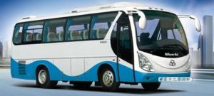 China 90 Passengers Long Distance Mini Van Bus 50 Seats For School Manual Control wholesale