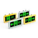 Twin Head Safety Emergency Exit Sign Lights Led Lamp Emergency Anti Explosive