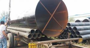 China SSAW Oil Steel Pipe , API 5CT Welded Spiral Steel Pipe For Water Well on sale