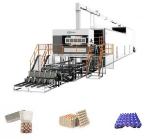 China Pulp Egg Box Making Machine Auto Using Recycling Waste Paper on sale