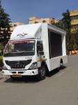 Full Color P8 SMD 3535 1/4 Scan Led Mobile Billboard on Vehicles INDIA