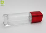 Custom Color Pump Cap 100ml Transparent Glass Bottle For Body Lotion Packaging