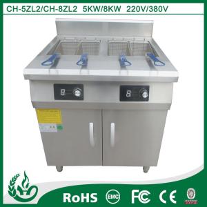 China Energy saving cheap Stainless Steel Chip Pan Deep Fat Fryer wholesale