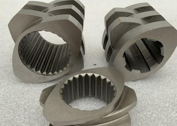Large Diameter Zk320 Twin Screw Elements With Bimetallic Alloy Material Wear