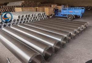 China Stainless Steel Water Well Screen 16inch With Male Female Threaded Couplings wholesale