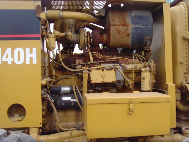 Heavy Duty CAT 140H Used Motor Grader 173HP 129kW 2200 rpm