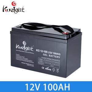 China Solar Vrla 12v 100ah Gel Deep Cycle Battery Ups Station Lead Acid Rechargeable Battery wholesale