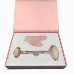 Flip Lid Paper Box for Skincare Facial Roller Gua Sha Set Customized Packaging