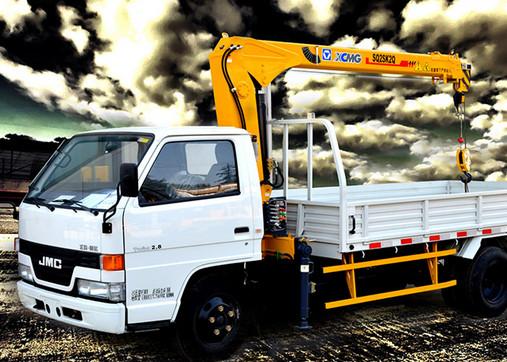 Lifting Hydraulic Truck Mounted Crane, Fast Response Telescoping Boom Crane