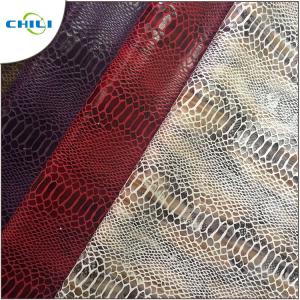 China OEM ODM Printed Faux Leather Fabric Bulk Moisture Impervious wholesale