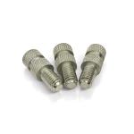 Steel CNC Turned Zinc Plated Thumb Screw Double Diamond Knurls Anti-Slip Grip