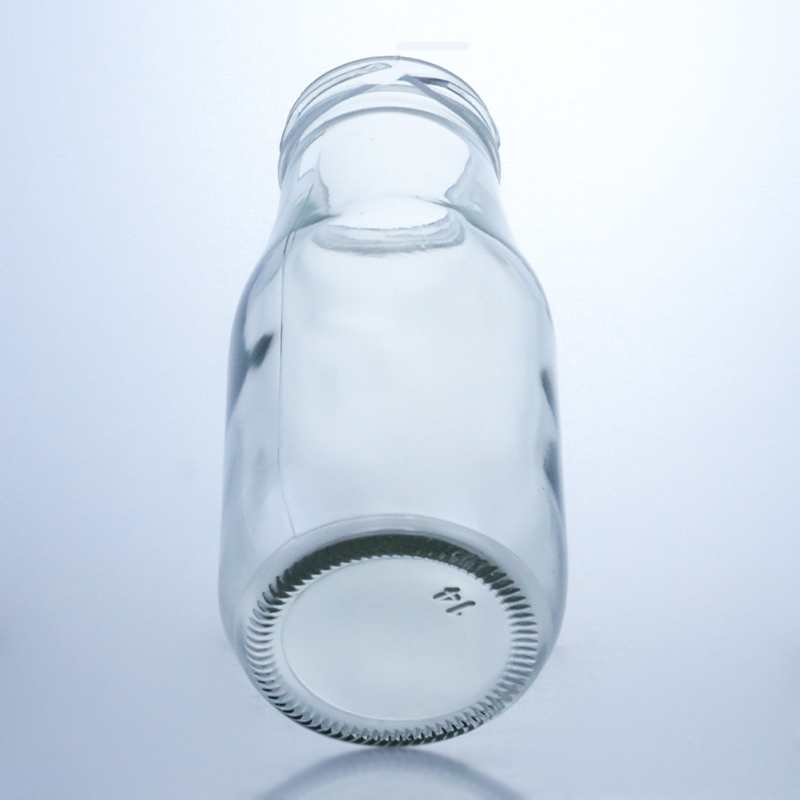 250ml Glass Food Jar for Milk Juice Sealing Type SCREW CAP Body Material Glass
