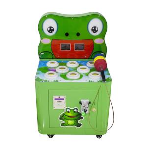 China Plastic Material Video Arcade Machine , Frog Hammer Arcade Game Machine wholesale