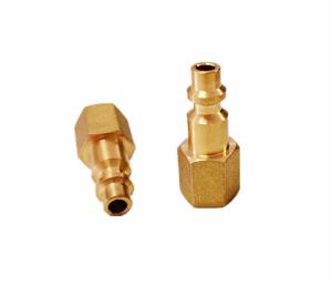 China Brass Air Tool Fittings 1/4 NPT Male Plug Connector wholesale