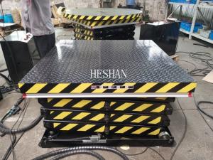 China 2000lb Capacity 1m 3m 2tons Warehouse Platform Hydraulic Lift Table wholesale