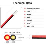 4Pin 5Pin 6Pin PVC Insulated Flexible Cable Copper Wire 18 20 22AWG JST SM