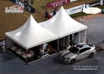 Resort Gazebo Canopy Tent For Outdoor Event , Aluminum White Color Structure
