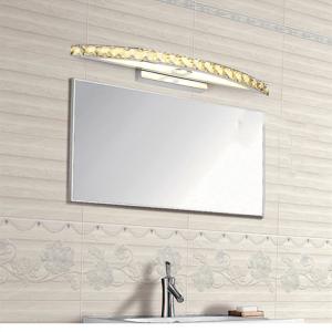 China Residential Wedding Bathroom Led Crystal Mirror Lamp AC265V wholesale