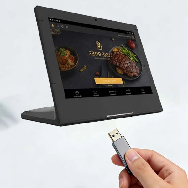 Restaurant Digital Signage with Cloud Management High-Definition Display and Self-Ordering Capabilities