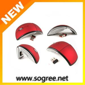 China High Quality Foldable Colorful 2.4G Wireless Mouse with Free Sample wholesale