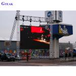 960*960 640*640mm waterproof iron cabinet smd full color painel led p5 carteles