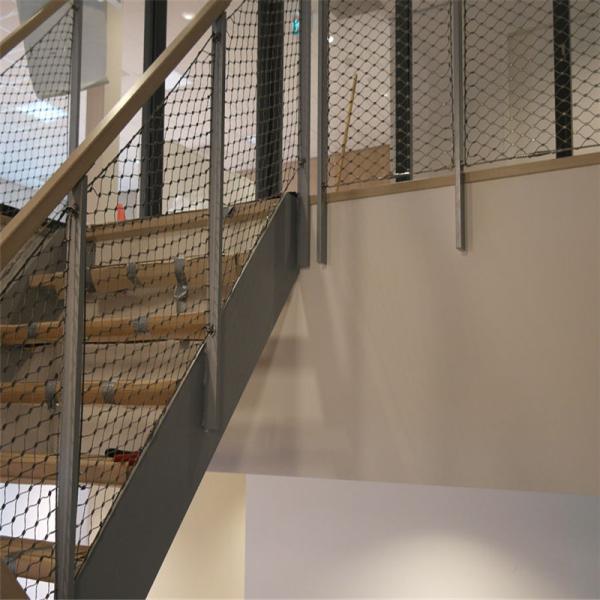 1.5 mm seamless ferrules AISI316 cable webnet used as balustrade decorative mesh