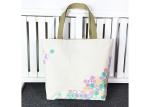Customized Cotton Canvas Tote Bag , Organic Cotton Tote Bags Plain Woven Fabric