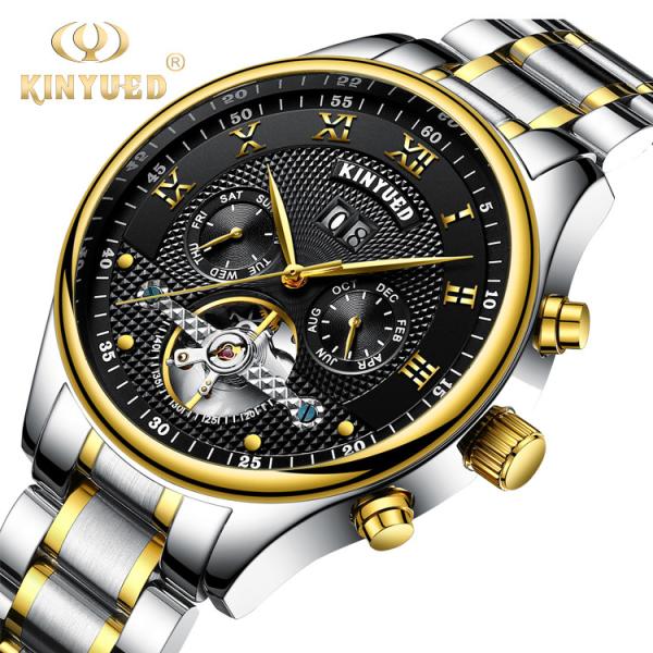 Brand KINYUED watch Complete automatic calendar automatic mechanical watch for