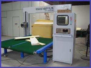 China Polyurethane Sponge Oscillating Blade Cutting Machine Horizontal 6kw wholesale