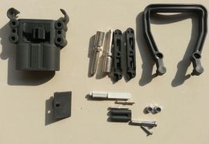 China EC80 80A Male Female Forklift Battery Connector Acid Proof With PP Terminal Shell wholesale
