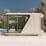 Luxury Ecological Prefabricated Galvanized Steel Mobile Outdoor Capsule House