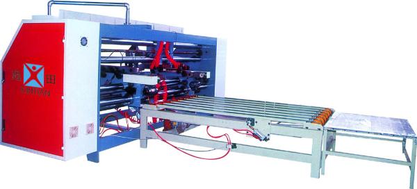 Double Nail Automatic Carton Box Stapler Machine Of Paper Feeding