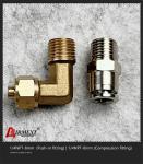 1/4NPT-8mm Quick Connect Air Fittings Air Compressor 90 Degree Elbow Fitting