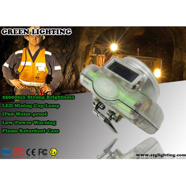 Customzied Green Colour Explosion Proof OLED Cordless Mining Cap Lights