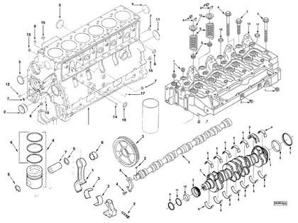 Quality DCEC Cummins 6B,6BT,6BTA,6BTAA series diesel engine spare parts for sale