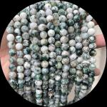 Round Cut Gems Bead Gold Sandstone Moss Agate Tourmaline Various Crystal Healing