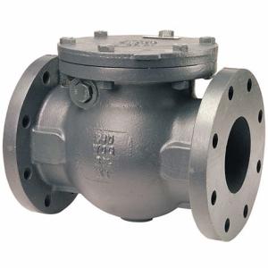 China Iron Casting ANSI End Flange Water Non Return Disc Swing Check Valve wholesale