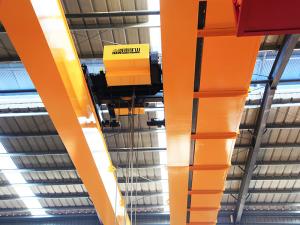 China 10T European Style Steel Box Type Double Speed Single Beam EOT Crane wholesale