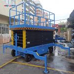 Outdoor Portable Scissor Lift Platform For Elevated Work Environments