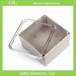 200*200*130mm ip66 Waterproof Clear Cover Plastic Enclosure Junction Box