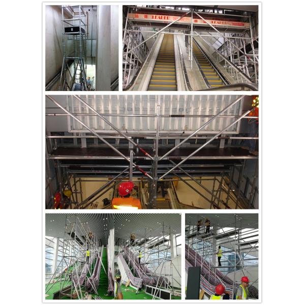 CE Mobile Scaffold Tower , Aluminium Access Tower For Escalator Maintenance
