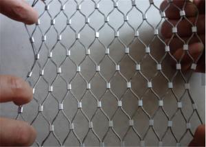 China Flexible Stainless Steel Rope Wire Zoo Mesh, Decorative Cable Mesh Netting Fabric wholesale