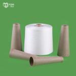 40s /2 50s /2 60s /2 Double Twist Raw White Staple Fiber 100% Polyester Yarn for