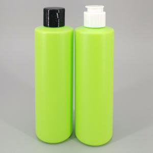 China 250ml HDPE Cylinder Flip Top Cap Body Cream Dispenser Bottle wholesale